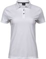 Dames Sport Polo Tee Jays Luxury Wit